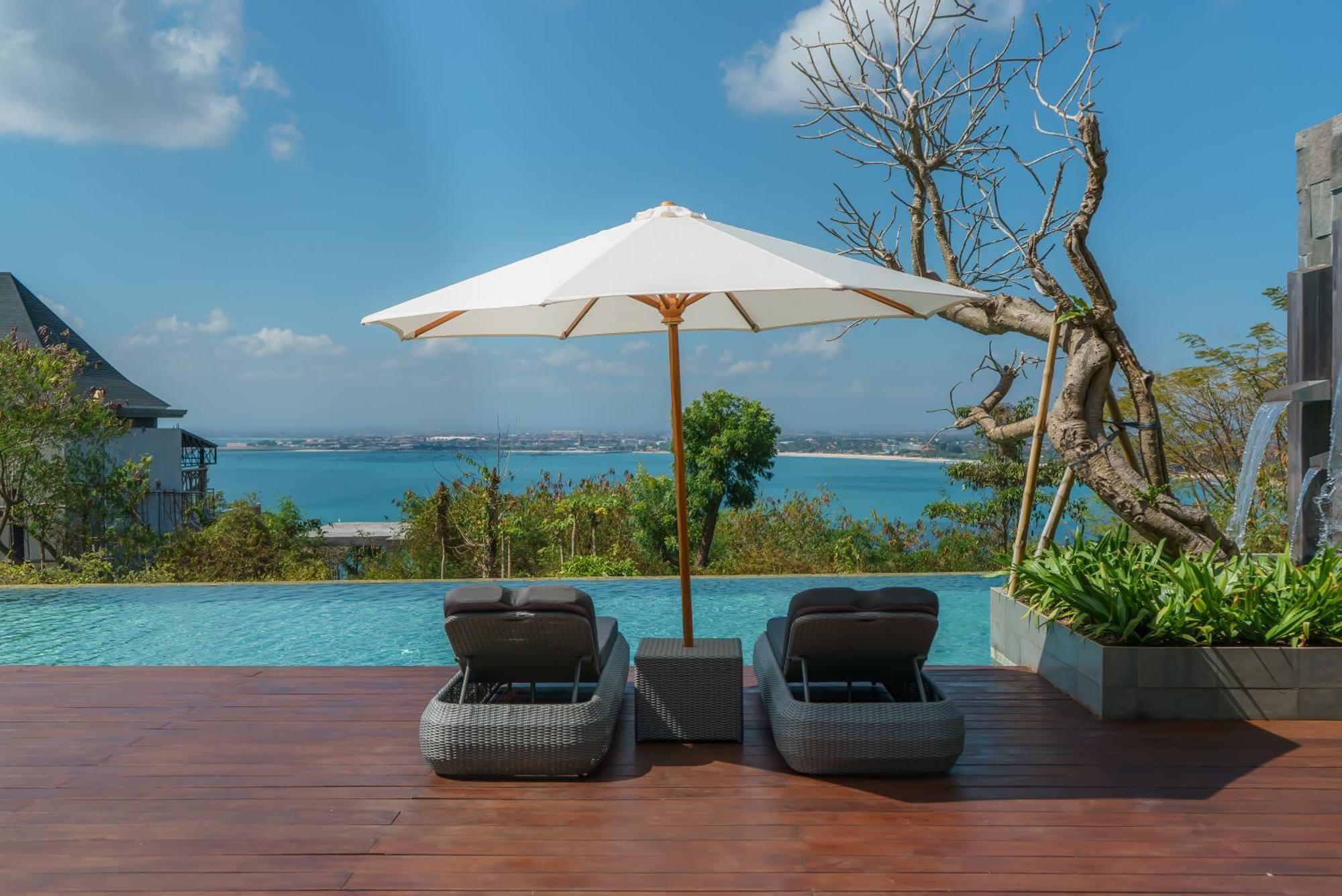 Beyond The Sea - Luxe Sea View Villa In Jimbaran ภายนอก รูปภาพ