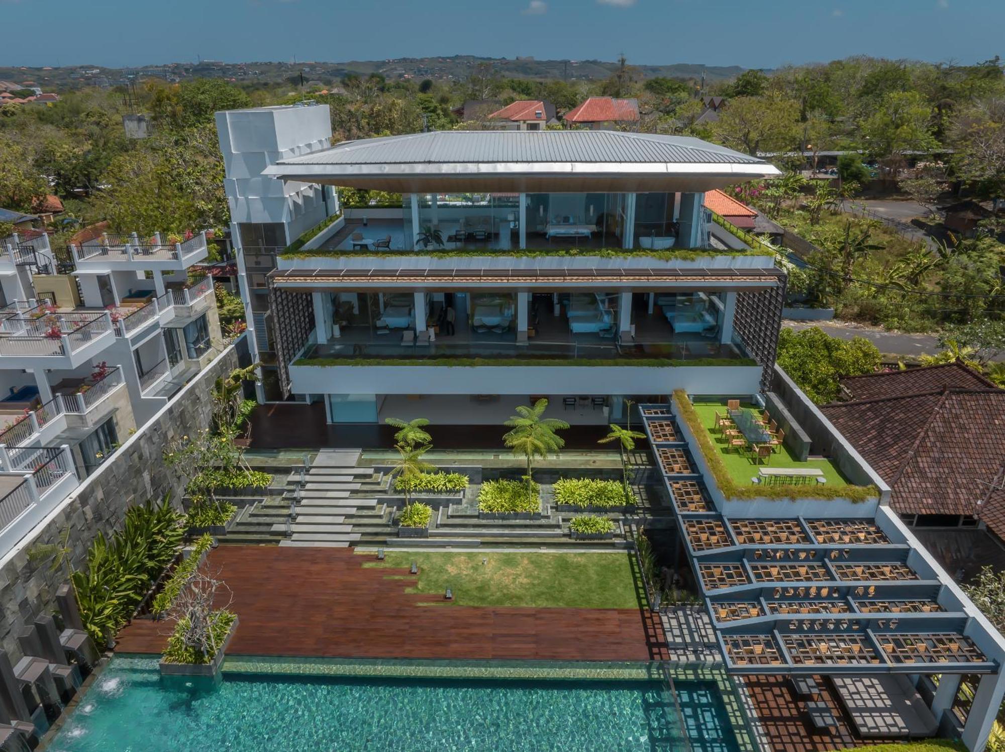 Beyond The Sea - Luxe Sea View Villa In Jimbaran ภายนอก รูปภาพ